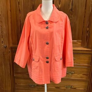 Coral jacket 3X